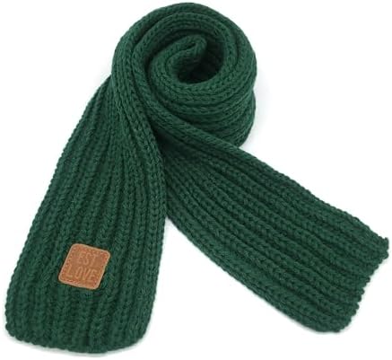 Bearun Kids Knit Scarf Cozy Winter Accessories for Kids