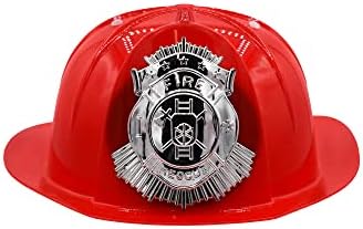 Child firefighters costume set with helmet and axe