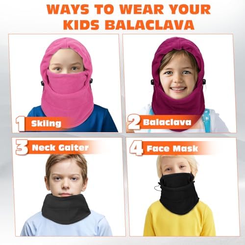 NONSTOP Thickened Kids Ski Mask - Winter Balaclava