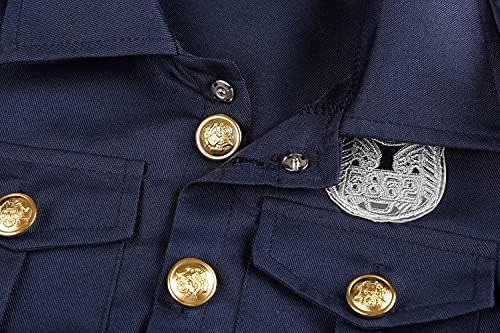 Kids Police Officer Costume for Halloween Look Like a Real cop