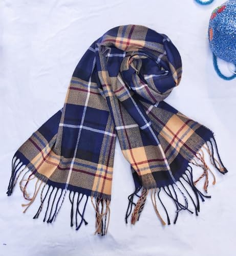 Warm stylish winter scarf for kids and parents