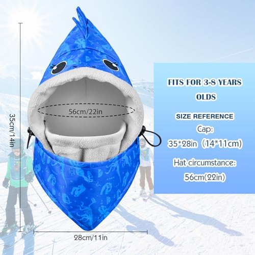 Winter Warm Balaclava for Kids 3-in-1 Protection Unisex