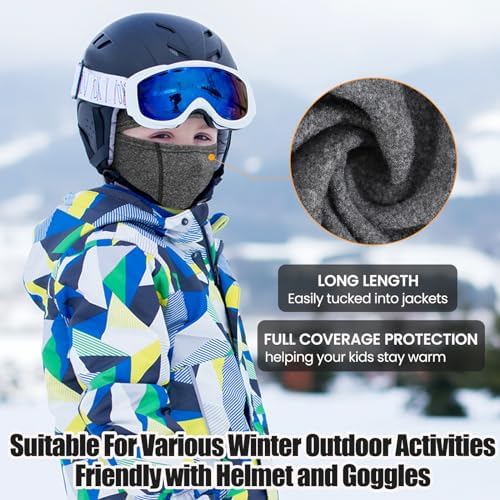 Kids Balaclava Ski Mask Scarf - Warm Windproof
