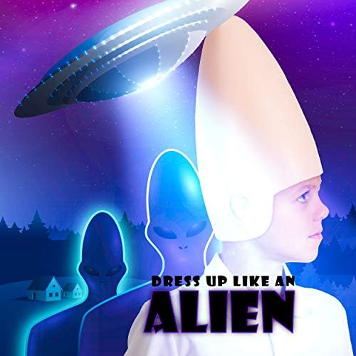 Skeleteen Alien Cone - Awesome Alien Head Accessory for Kids Adults