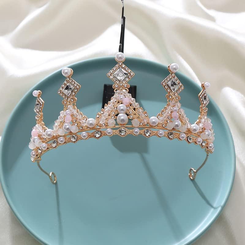 Girls Rhinestone Crown Headband