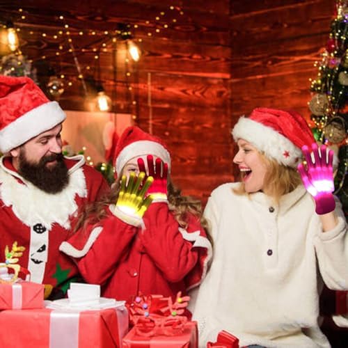 12 color LED Glow Gloves