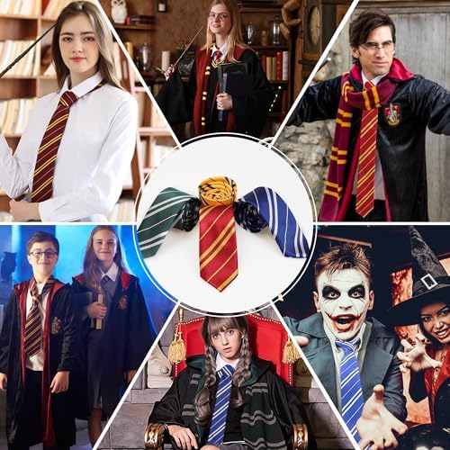 Sawaruita Striped Tie Magic School Halloween Cosplay Accessories