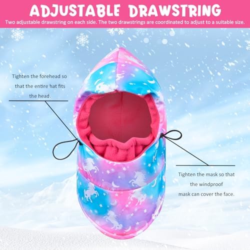 Kids Winter Ski Mask Balaclava Reduces Cold Wind