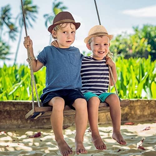 Ultrafun 4-Pack Kids Fedora Hats