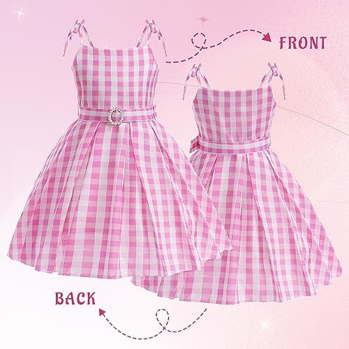 Girls Movie-Inspired Pink Costume Dress for Kidsparty play and_capability