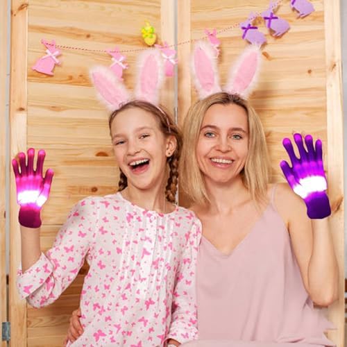 12 color LED Glow Gloves