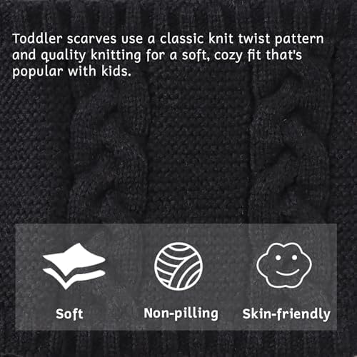 OMUKY Kids Knitted Neck Warmer Scarf for Toddler