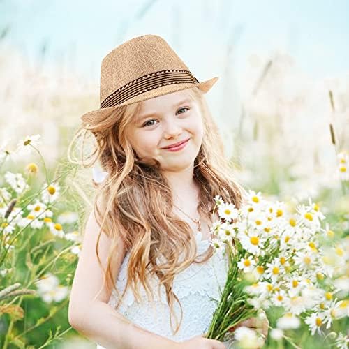 Ultrafun 4-Pack Kids Fedora Hats