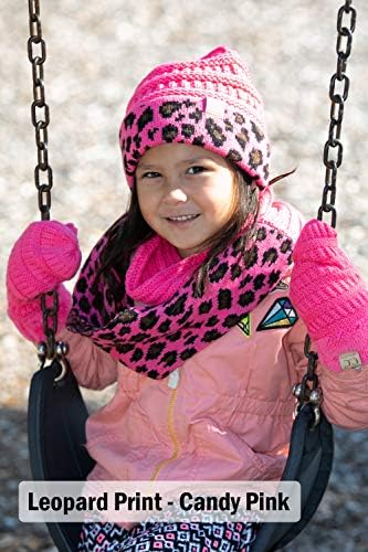 Funky Junque Kids Winter Matching Cable Knit Scarf