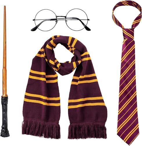 Spooktacular Wizard Costume Accessories Set for Kids Adults Girls Boys