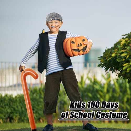 5-Piece Old Man Costume Set for Boys Grandpas Day Out