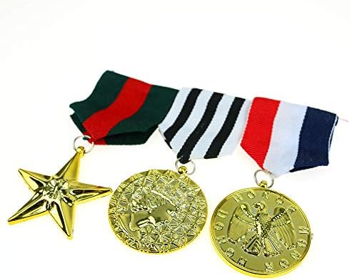 Skeleteen Costume Military Officer Medals US Army Jacket Costume