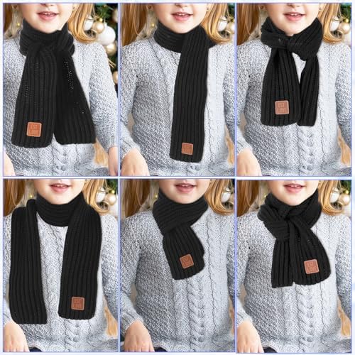 Abeillo Knitted Winter Scarf for Kids Warm Durable