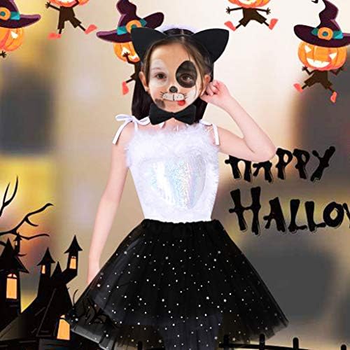 Dxhycc Halloween Handmade Black Cat Costume Set