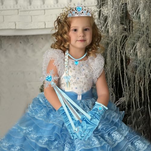 Perfect Princess Party Accessories Set of 8 - Cosplay Set for Girls