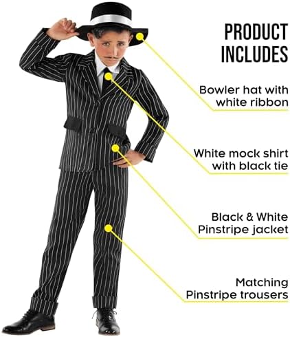1920s Gangsters Kids Costume - Boys