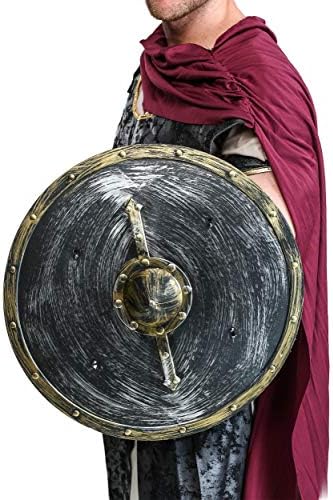 Medieval Round Shield with Spike for Knights