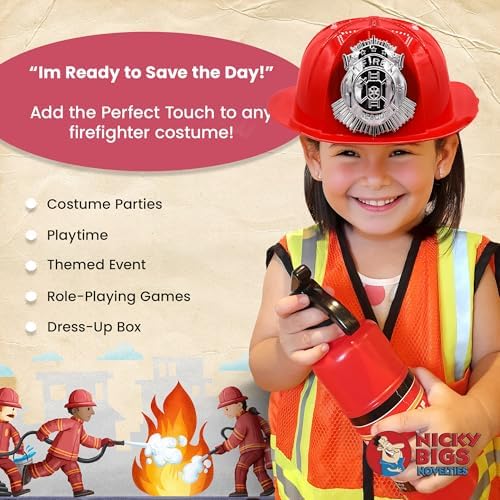 Nicky Bigs Novelties Plastic Construction Helmet for Road Worker Costume