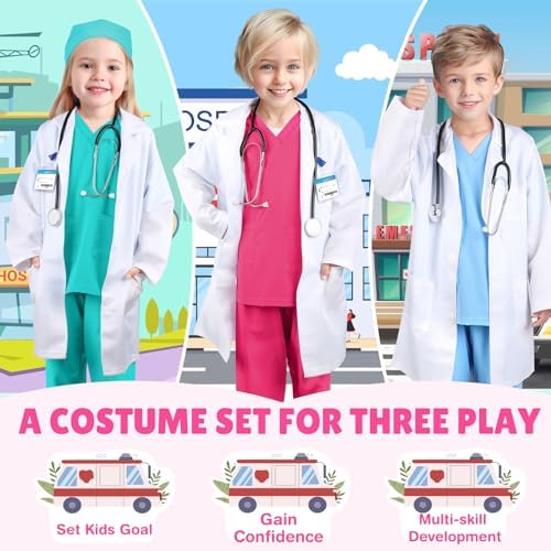 GIFTINBOX Kids Doctor Costume for Kids