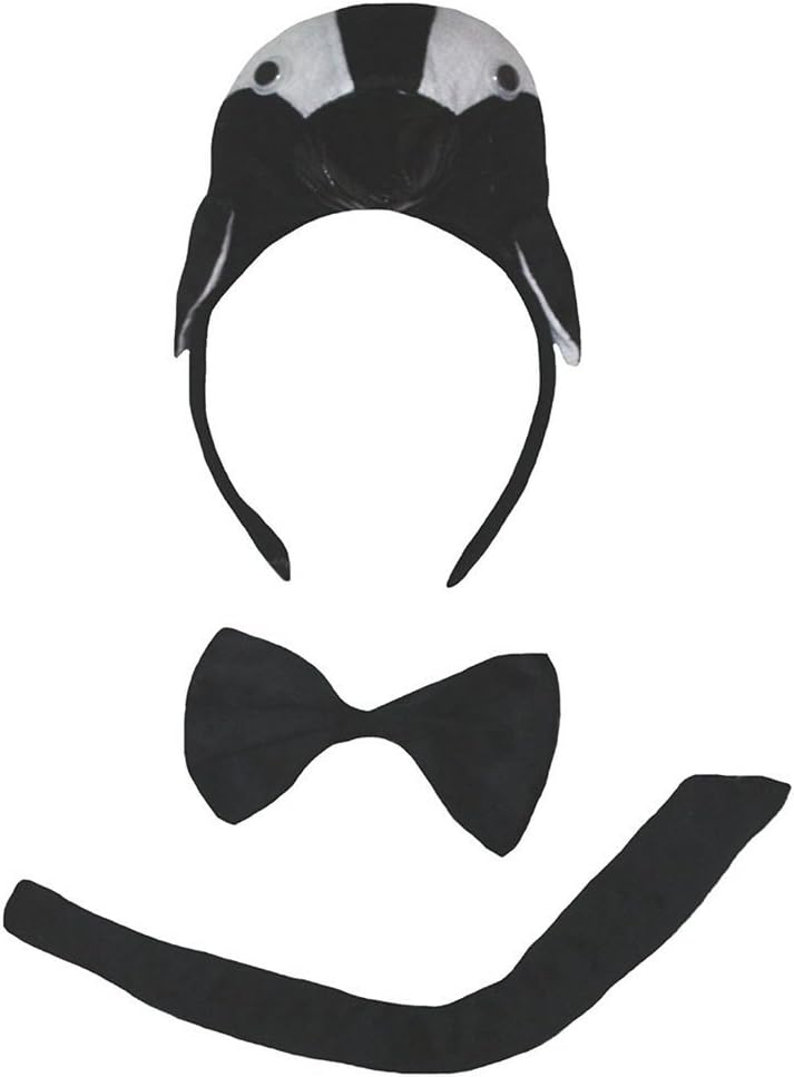 Petitebella 3pc Cute Animal Headband Bowtie Costume