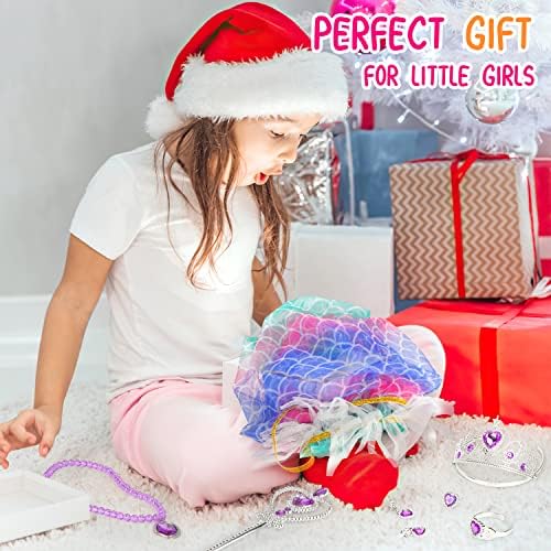 Princess Cape Set for Girls Mermaid Dress-Up Accessories