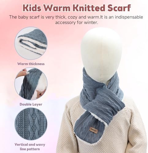 OMUKY Kids Fleece Scarf