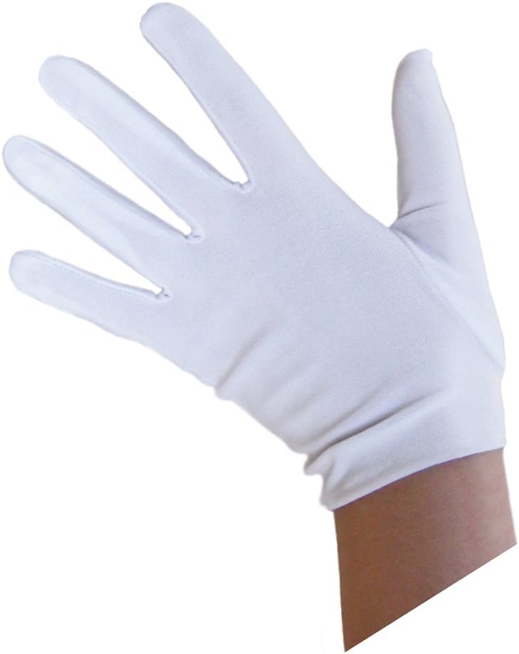SeasonsTrading Child Halloween White Gloves - Premium Sustainable Import 81STC12100