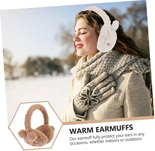 Adorable Cartoon Ear Warmer with Soft Muff for Winter