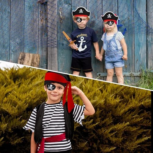 Glow-in-the-Dark Pirate Accessories Kids Costume Party Set