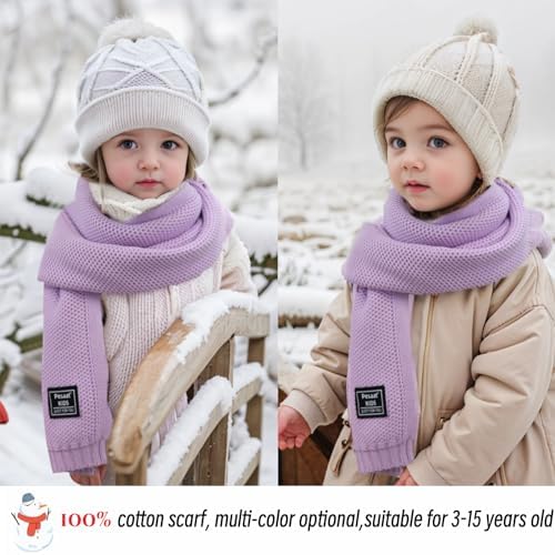 Warm Fashionable Infinity Scarf for Kids