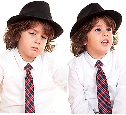 UTOWO Kids Felt Fedora Trilby Ganster Hat Boys Ages 25
