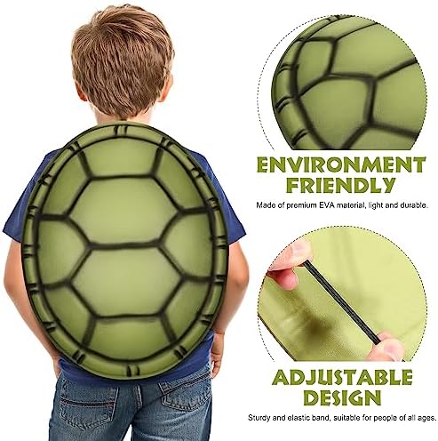 4-Piece Child Turtle Shell Costume