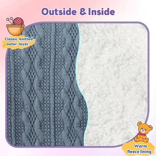 OMUKY Kids Fleece Scarf