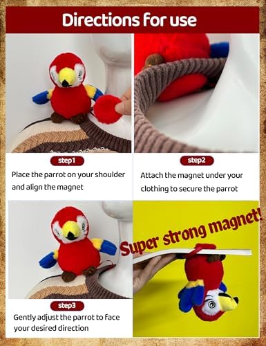 Kobataro Magnetic Parrot Red
