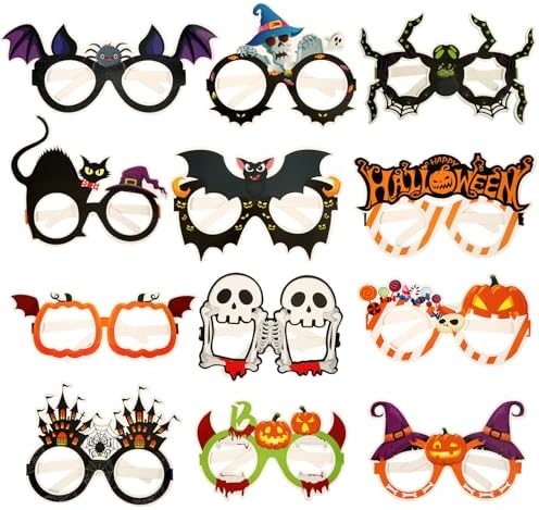 12-Piece Halloween Party Glasses Spooky and Fun