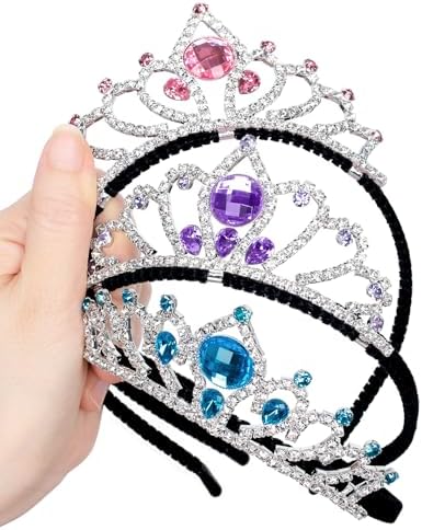 GLOWING tiara Crystal Crown for Girls