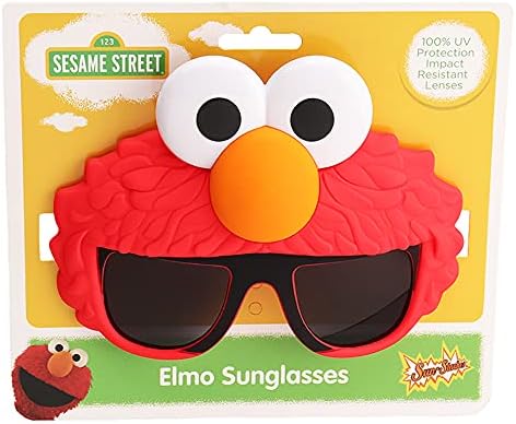 Sun-Staches Elmo MsgBox Sunglasses Sesame Street Fun