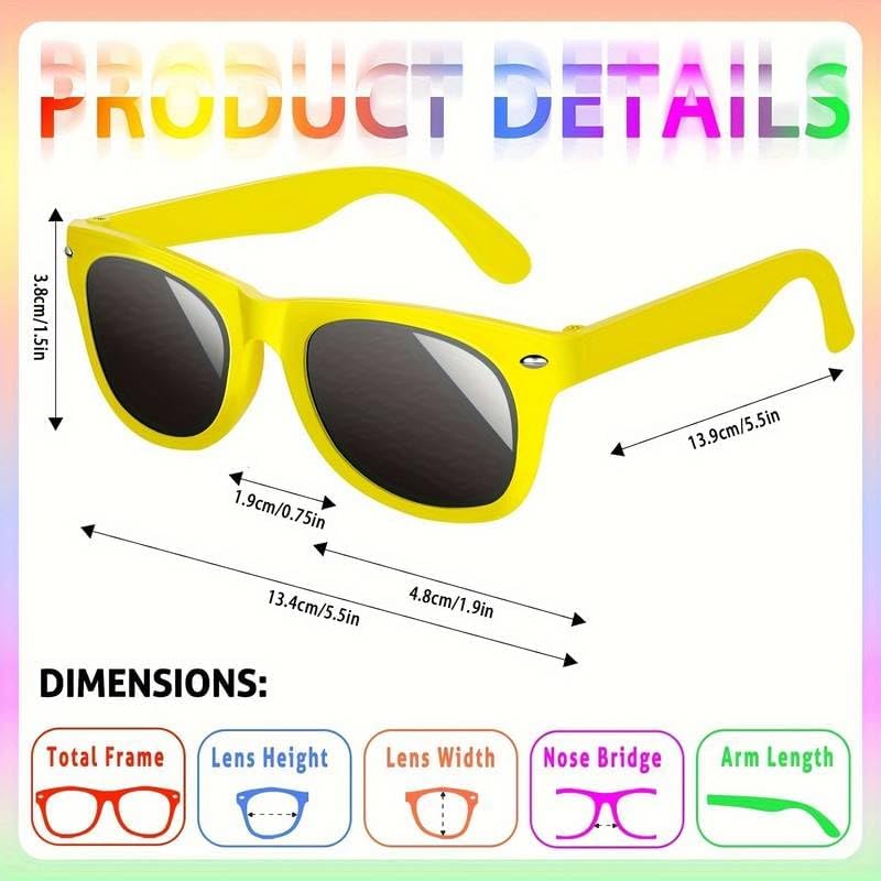 Boolavard Nerd Glasses - Perfect for Halloween or Cosplay - Ages 4-12
