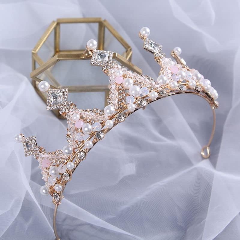 Girls Rhinestone Crown Headband