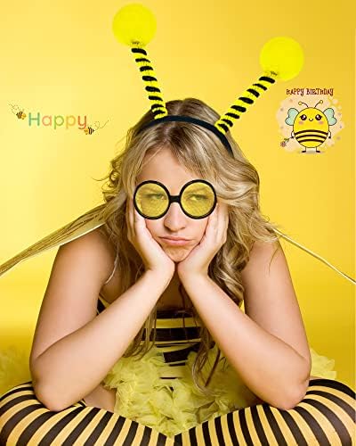 Bee antenna headband glasses for adults