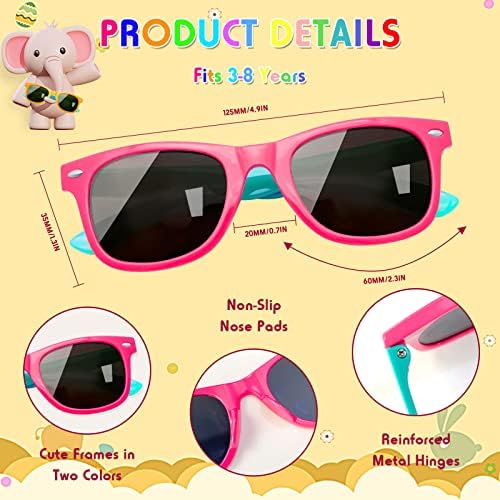 Matcheck 12 Pack Kids Square Neon Sunglasses