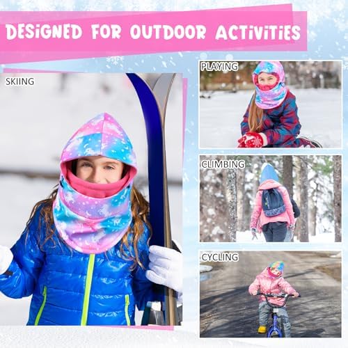 Kids Winter Ski Mask Balaclava Reduces Cold Wind