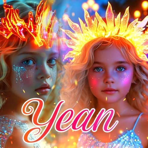 Yean Gold Flame Headband Party Costume