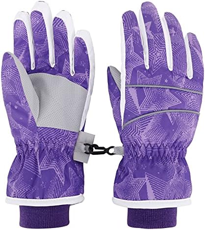 Lullaby Kids Cotton Snow Ski Gloves