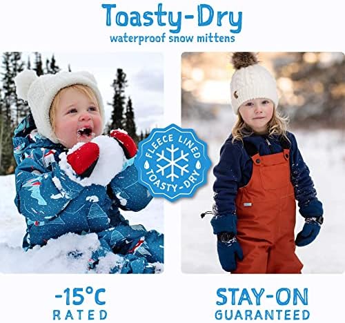 WATERPROOF WARM Toddler Mittens SNOCAT ARgrandi Bambini